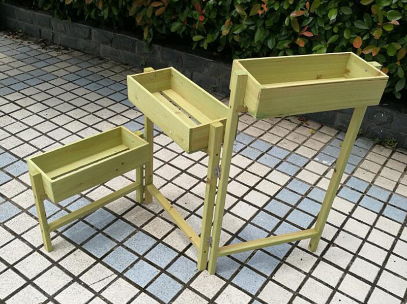 light-green-wooden-foldable-flower-stand